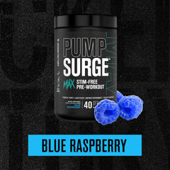 Jacked Factory Pumpsurge Max label close-up highlighting formula details