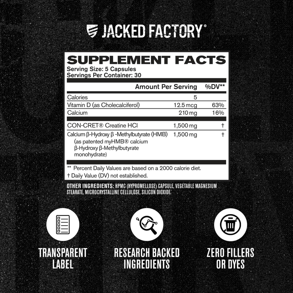 Jacked Factory supplement scoop illustrating easy serving of the capsules.
