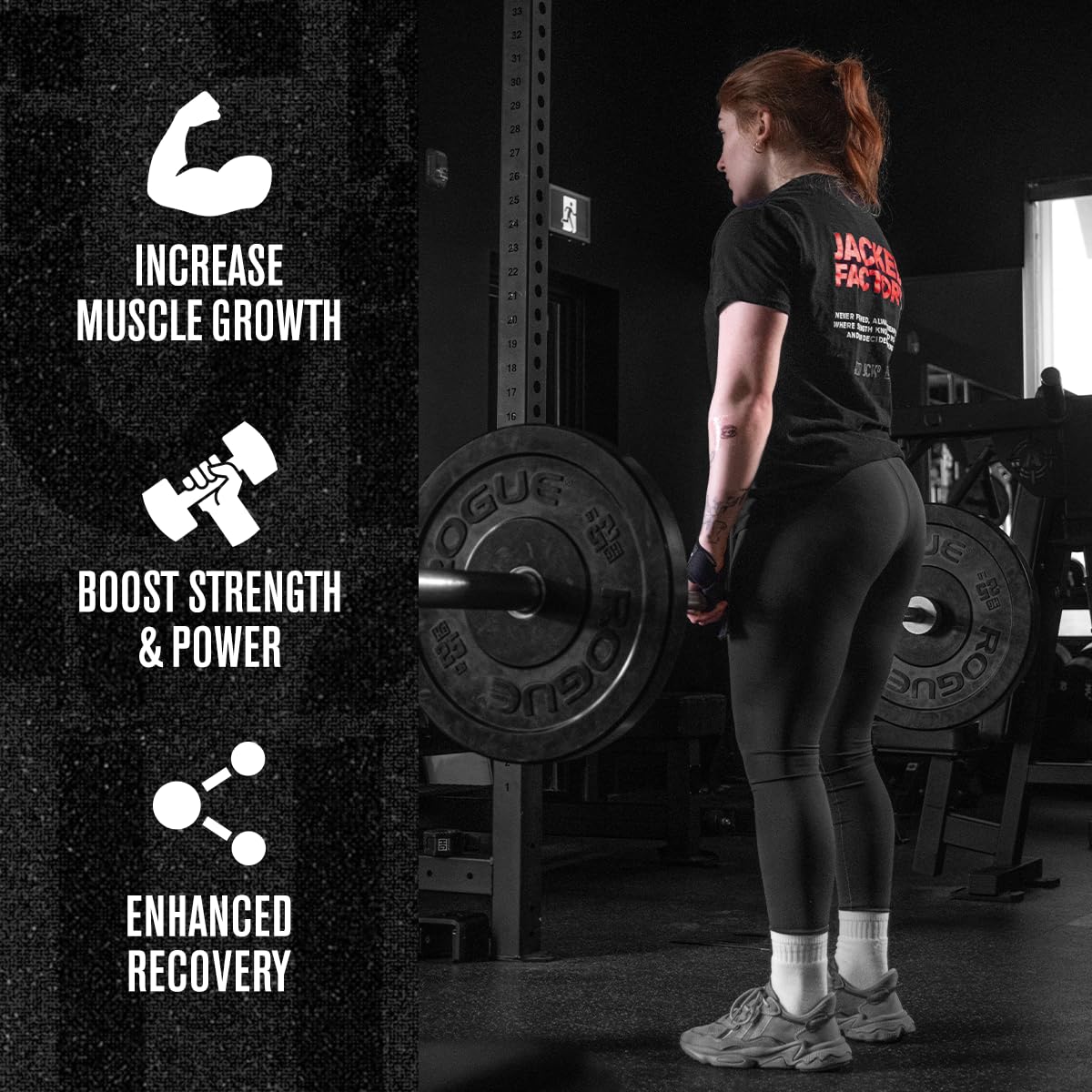 Jacked Factory vitamin D graphic suggesting immune support and lean function.