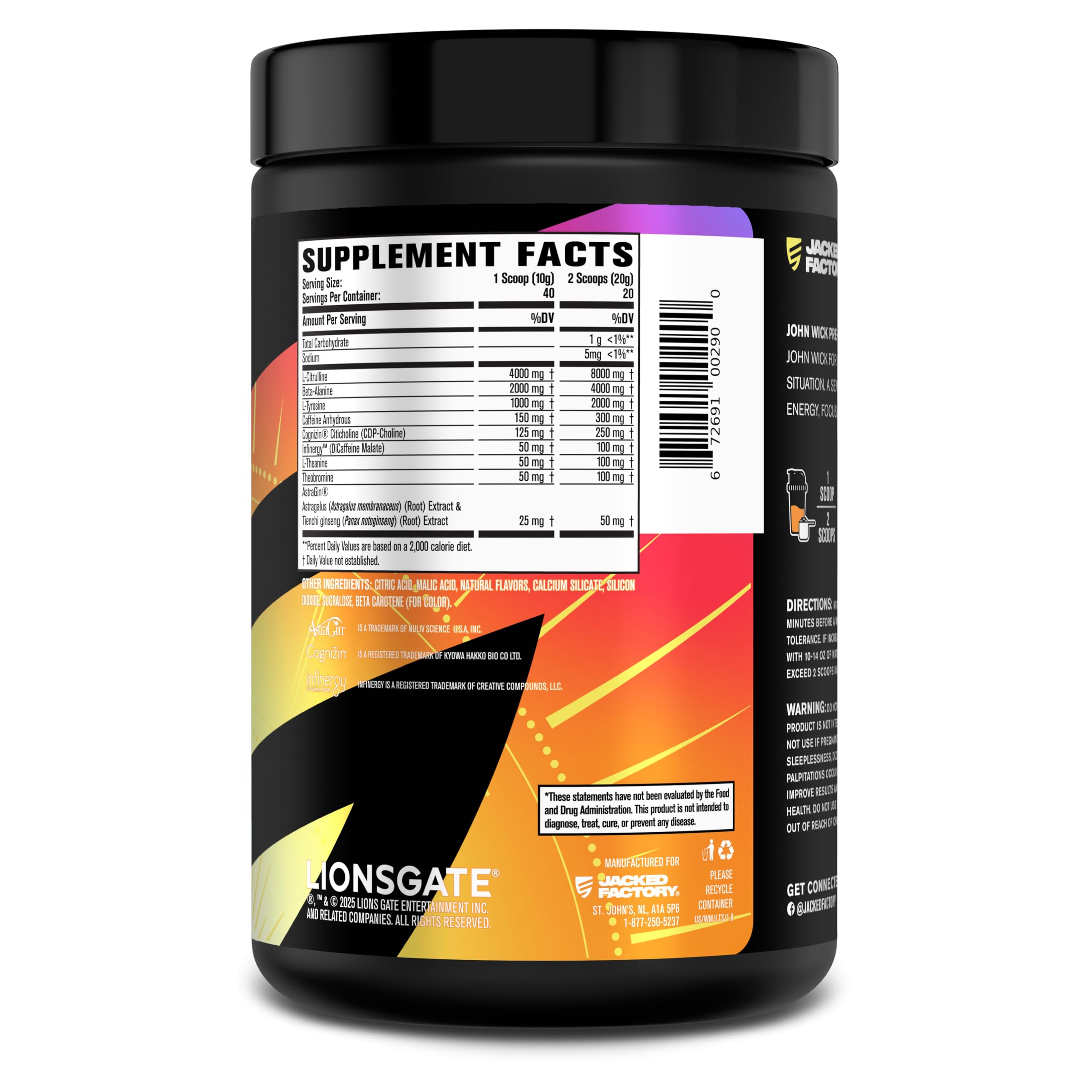 Jacked Factory Wick Mode daybreak design evokes new energy at dawn workouts.