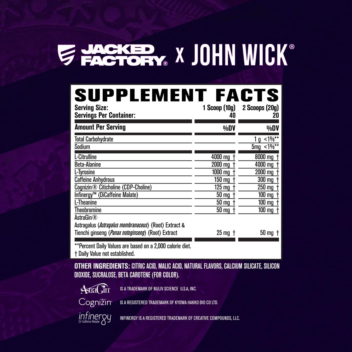 Jacked Factory Wick Mode workout bottle sits ready for durable focus.