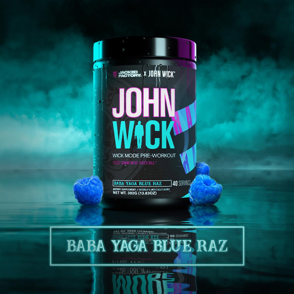 Scoop over Wick Mode powder shows quick-dissolve formula for pre-workout energy