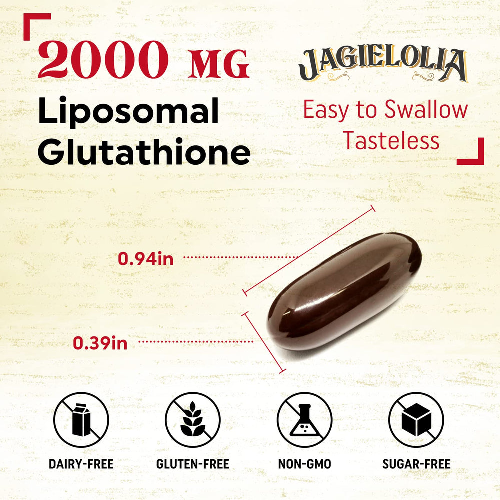 Jagielolia 2000mg formula implies anti-aging skin brightening possibilities.