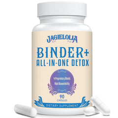 Jagielolia Detox Binder 1500mg bottle for daily detox support.