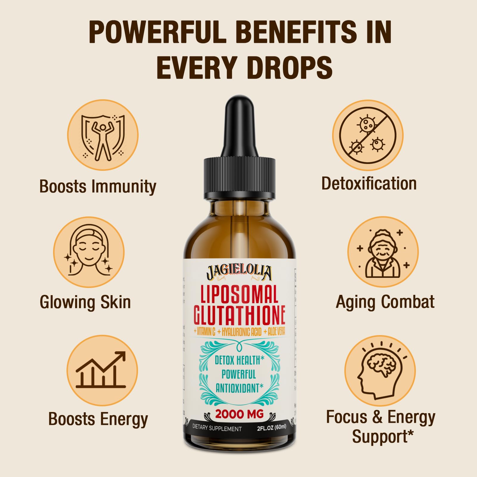 Jagielolia vegan clean formulation image highlighting natural wellness support.