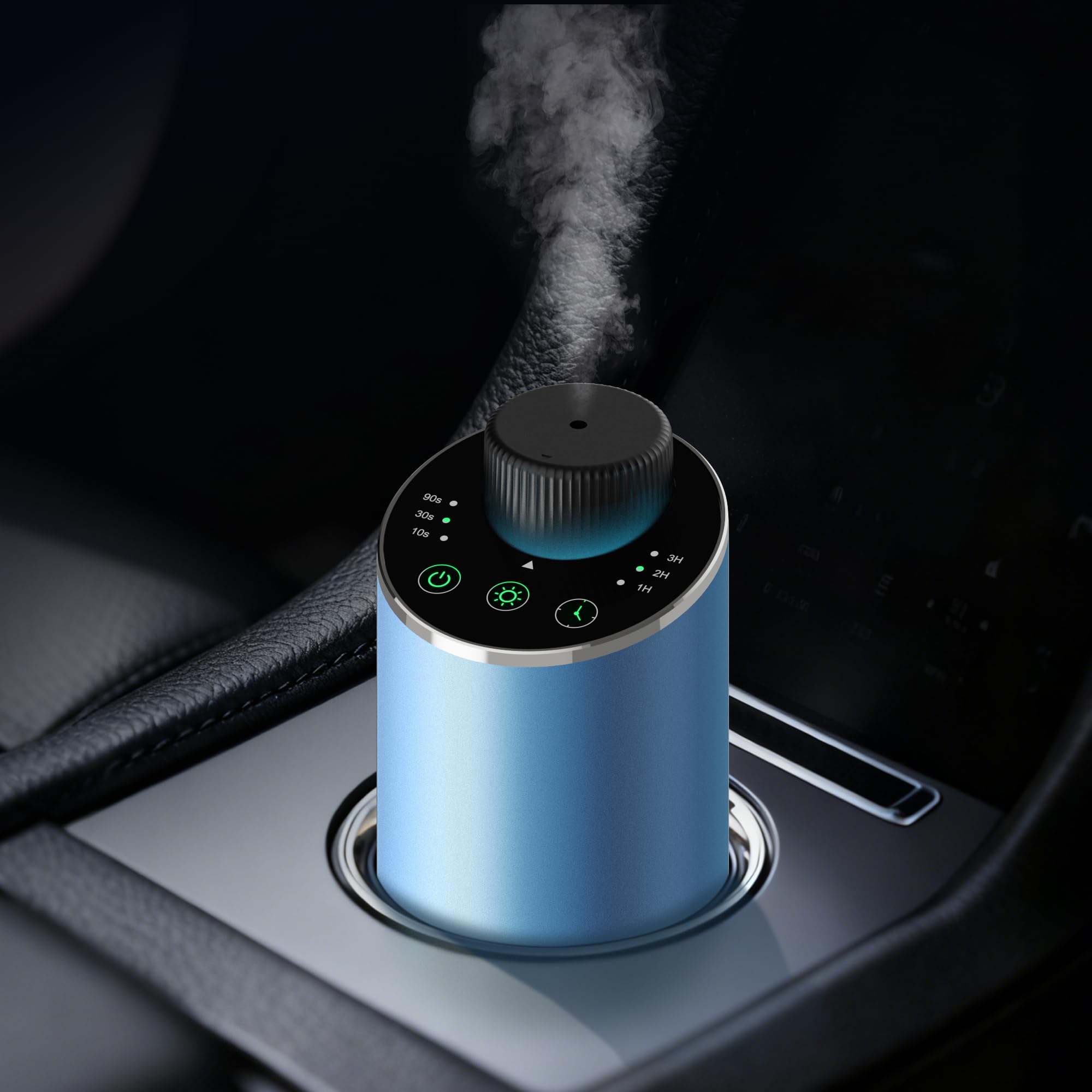 JAHUYU waterless diffuser blue USB-C charging for convenient power anywhere