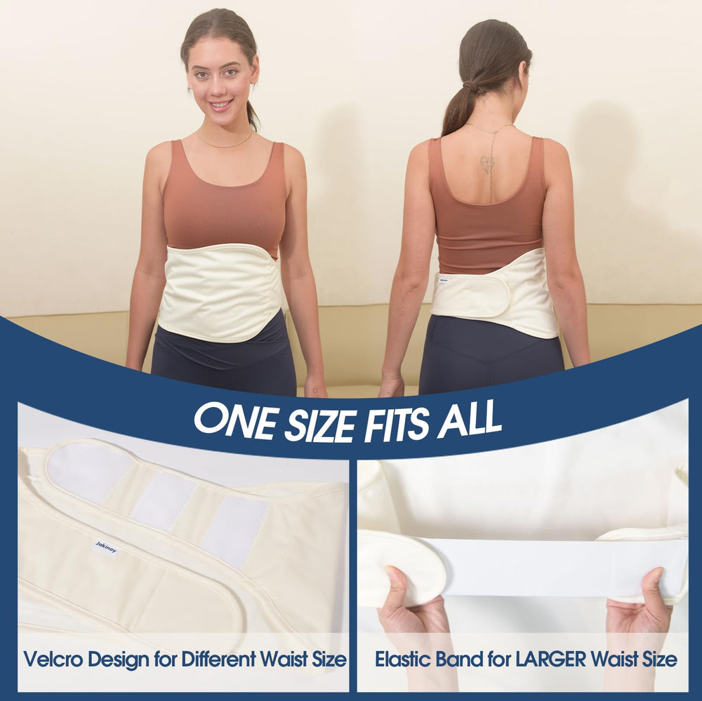 Jakinoy wide elastic band provides a secure, stable wear during use.