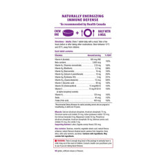 Daily-use chewable tablets shown for everyday nutrition with a meal.
