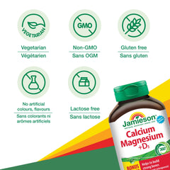 Jamieson bottle pour image suggesting convenient daily supplementation