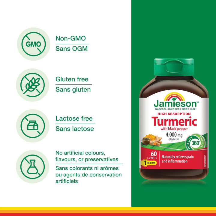 Jamieson lab packaging front view featuring label and bottle for reliable branding