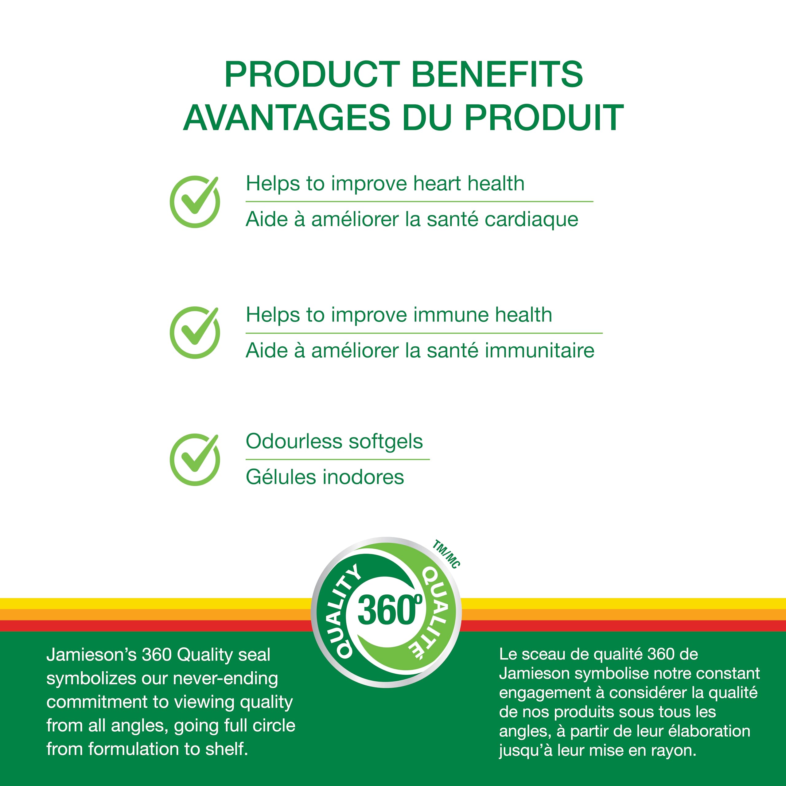 Dispensed Jamieson Odourless Garlic softgels in a bottle, ideal for daily wellness.