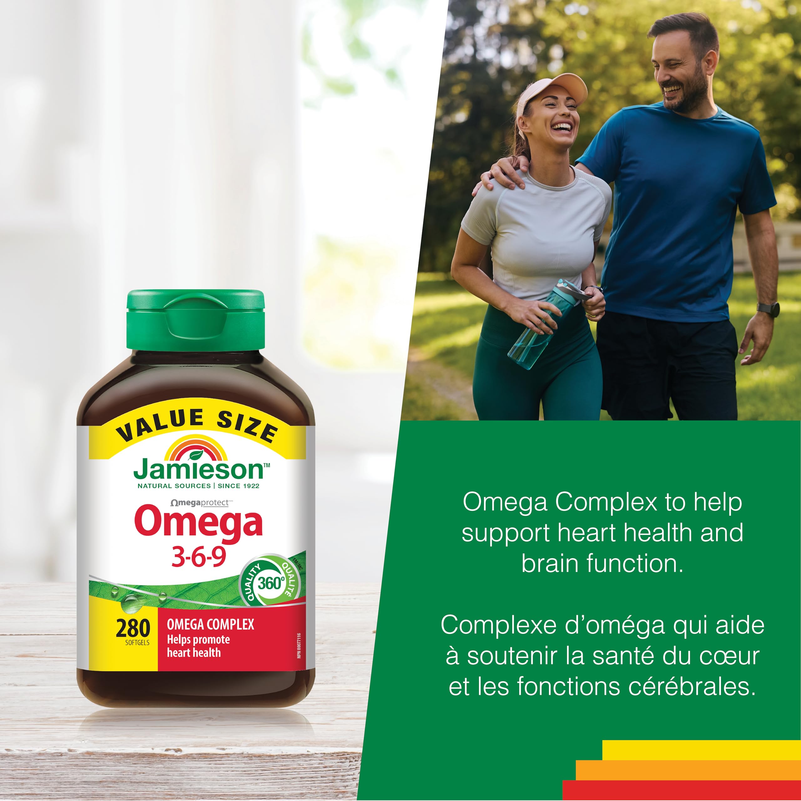 Jamieson Omega 3-6-9 fish oil is sustainably sourced