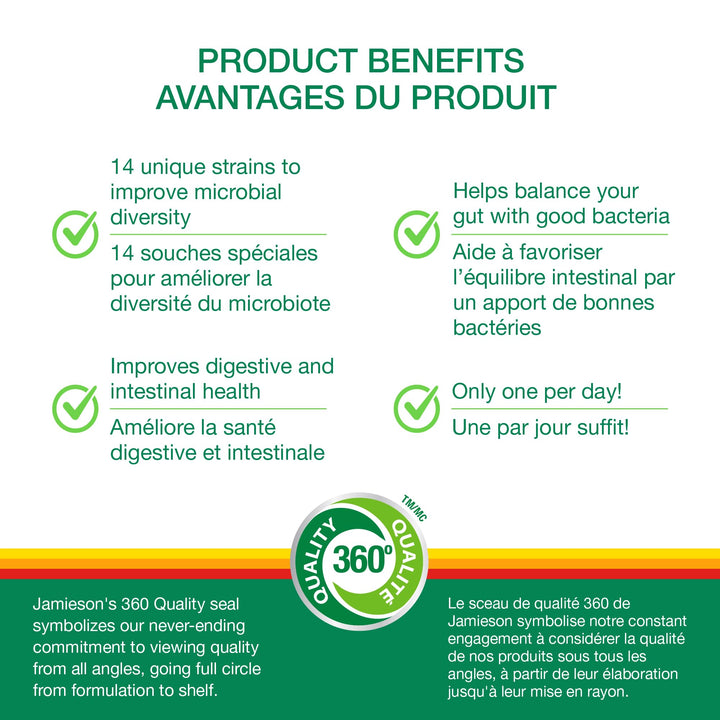 Jamieson vegetarian capsules image emphasizes plant-based capsules for a clean daily routine.