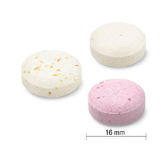 Jamieson Vitamin C mixed fruit flavour packaging conveys a tasty daily option.