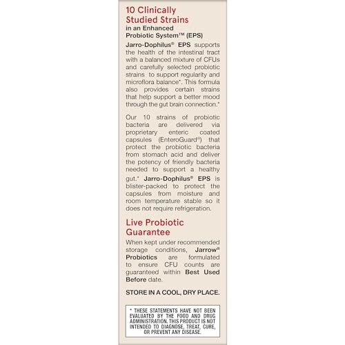 30 day supply cue for Jarro-Dophilus EPS Advanced