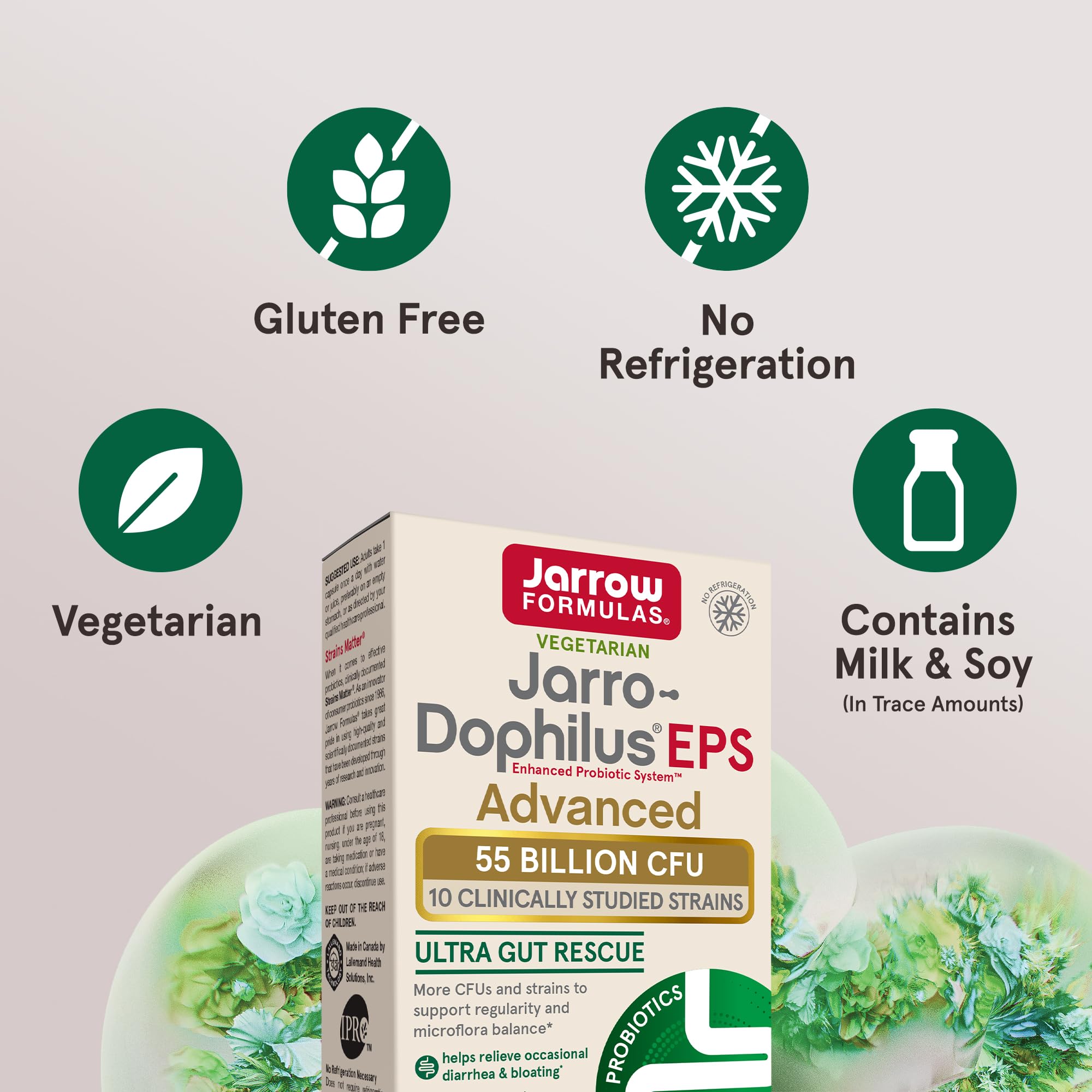 Blister pack of Jarro-Dophilus EPS Advanced protecting moisture and potency