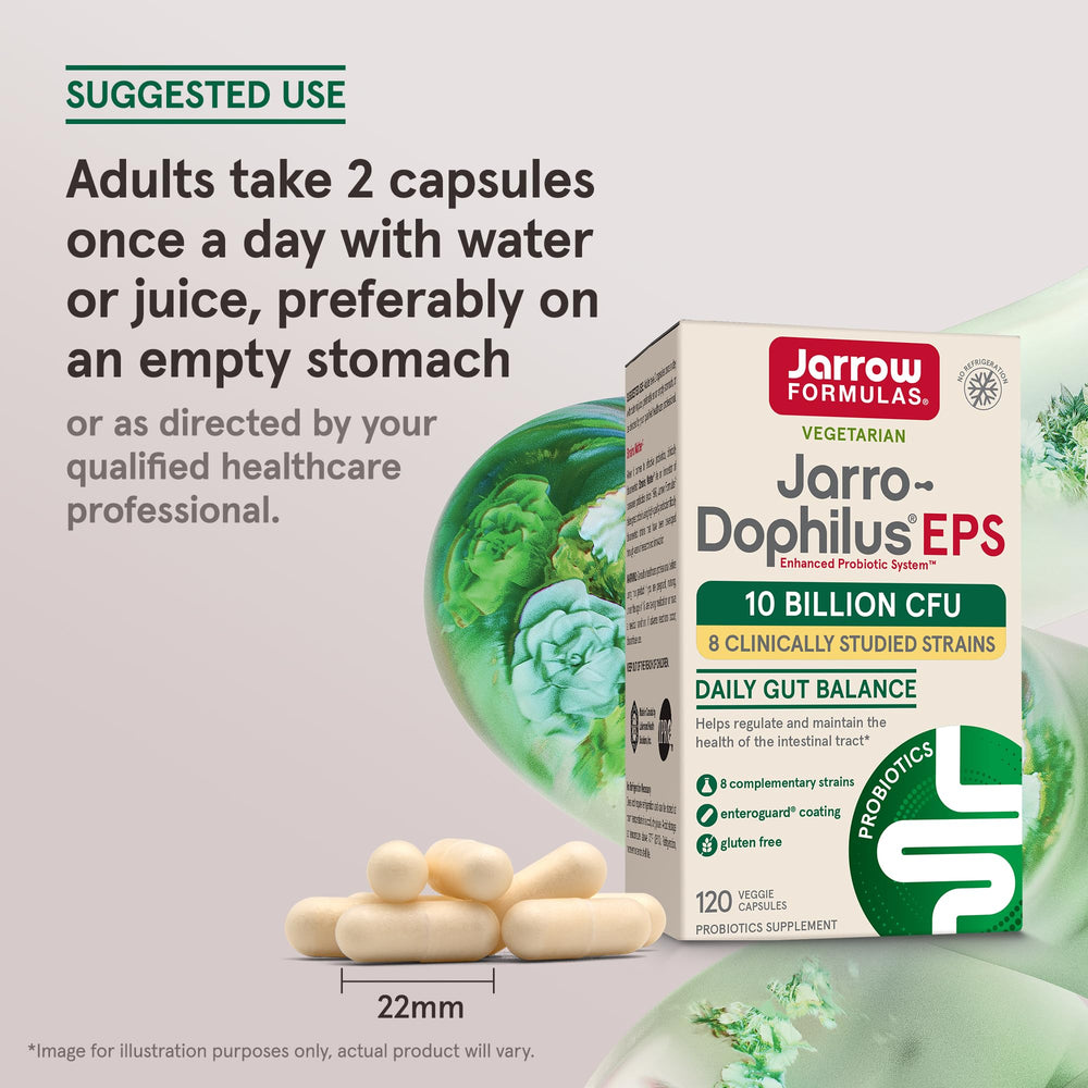 Jarro-Dophilus EPS is gluten-free and vegetarian