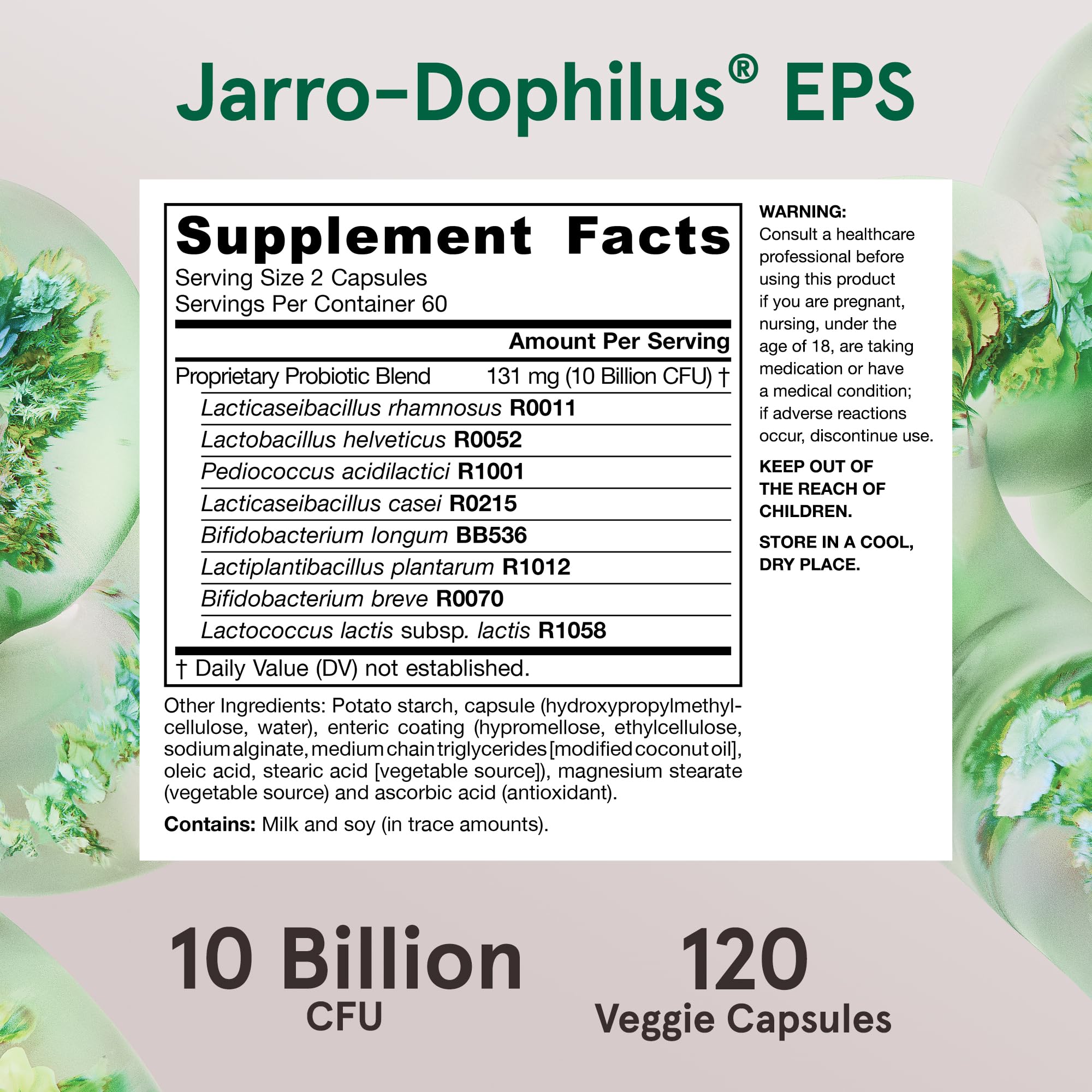 Jarrow Jarro-Dophilus EPS may assist lactose digestion