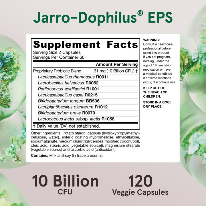 Jarrow Jarro-Dophilus EPS may assist lactose digestion
