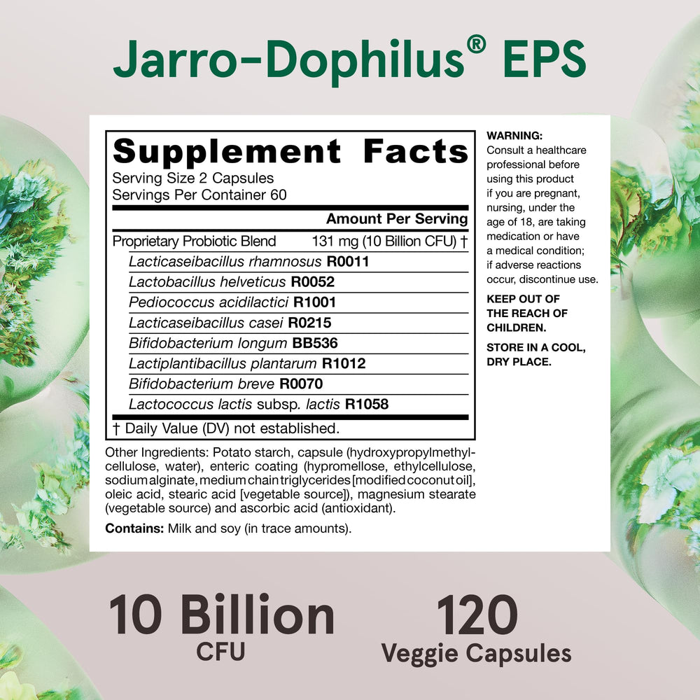 Jarrow Jarro-Dophilus EPS may assist lactose digestion