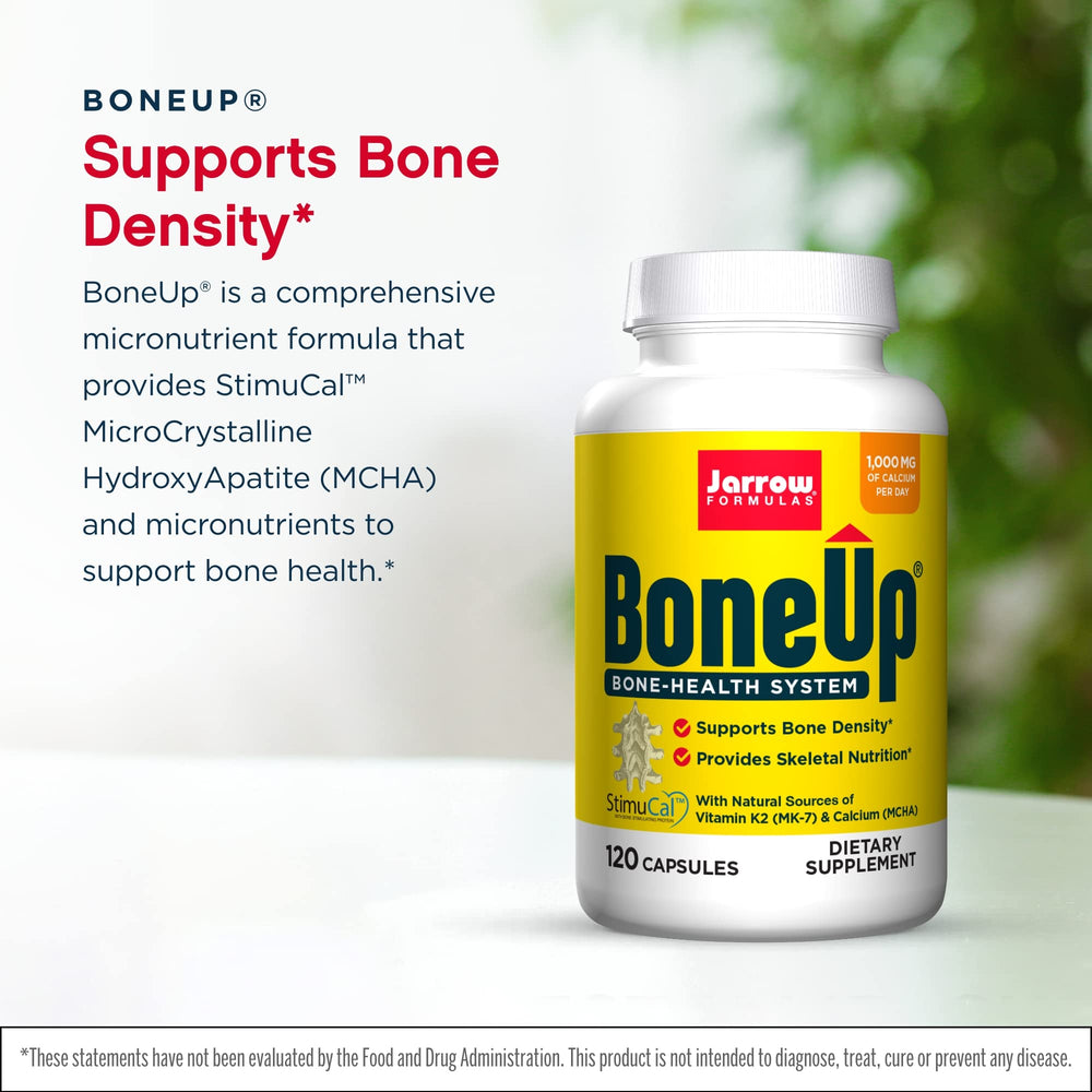 Jarrow Formulas Bone-Up pack of 2, paired bottles for sustained use.