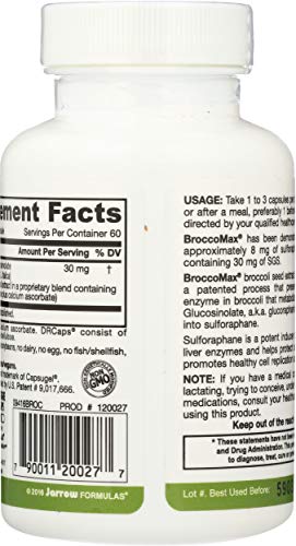 Brocco Max capsules close-up highlighting delayed-release design for targeted absorption.