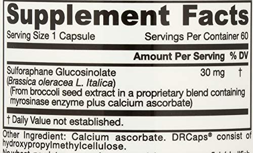 Jarrow Formulas Brocco Max packaging emphasizes vegan-friendly dietary supplement.