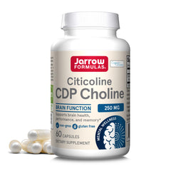 Jarrow Formulas Citicoline CDP 250 mg bottle front view signaling brain support benefits