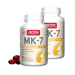 Jarrow Formulas MK-7 softgel bottle for daily bone support.