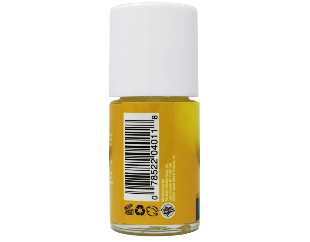 Close-up of Jason Vitamin E wand applying rich oil to skin.