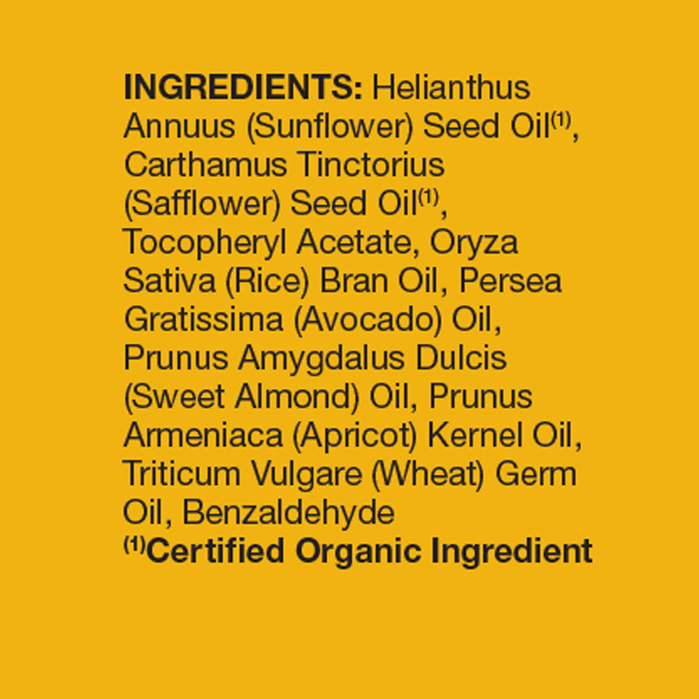 Blend of almond, apricot, avocado, sunflower and wheat germ oils in JASON Vitamin E oil.