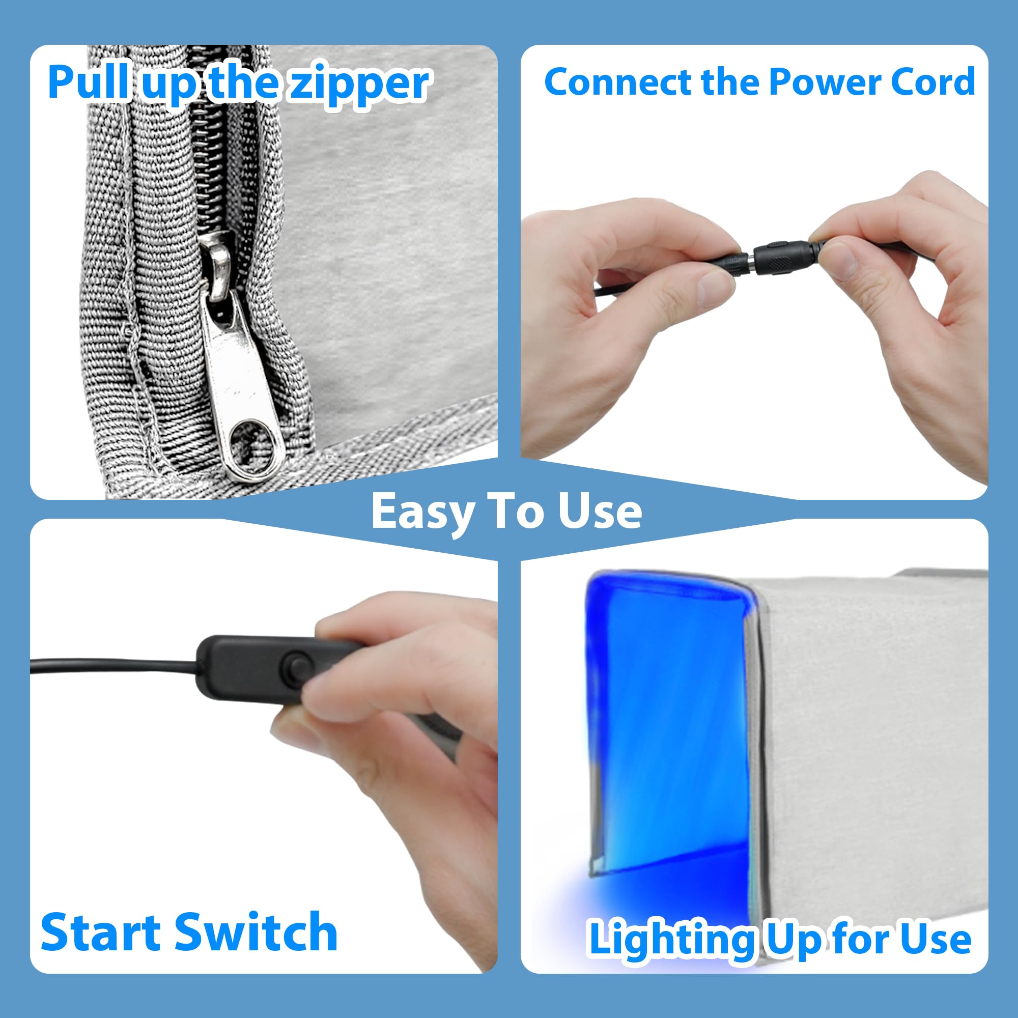 Biliblanket auto shutoff feature visible on control panel