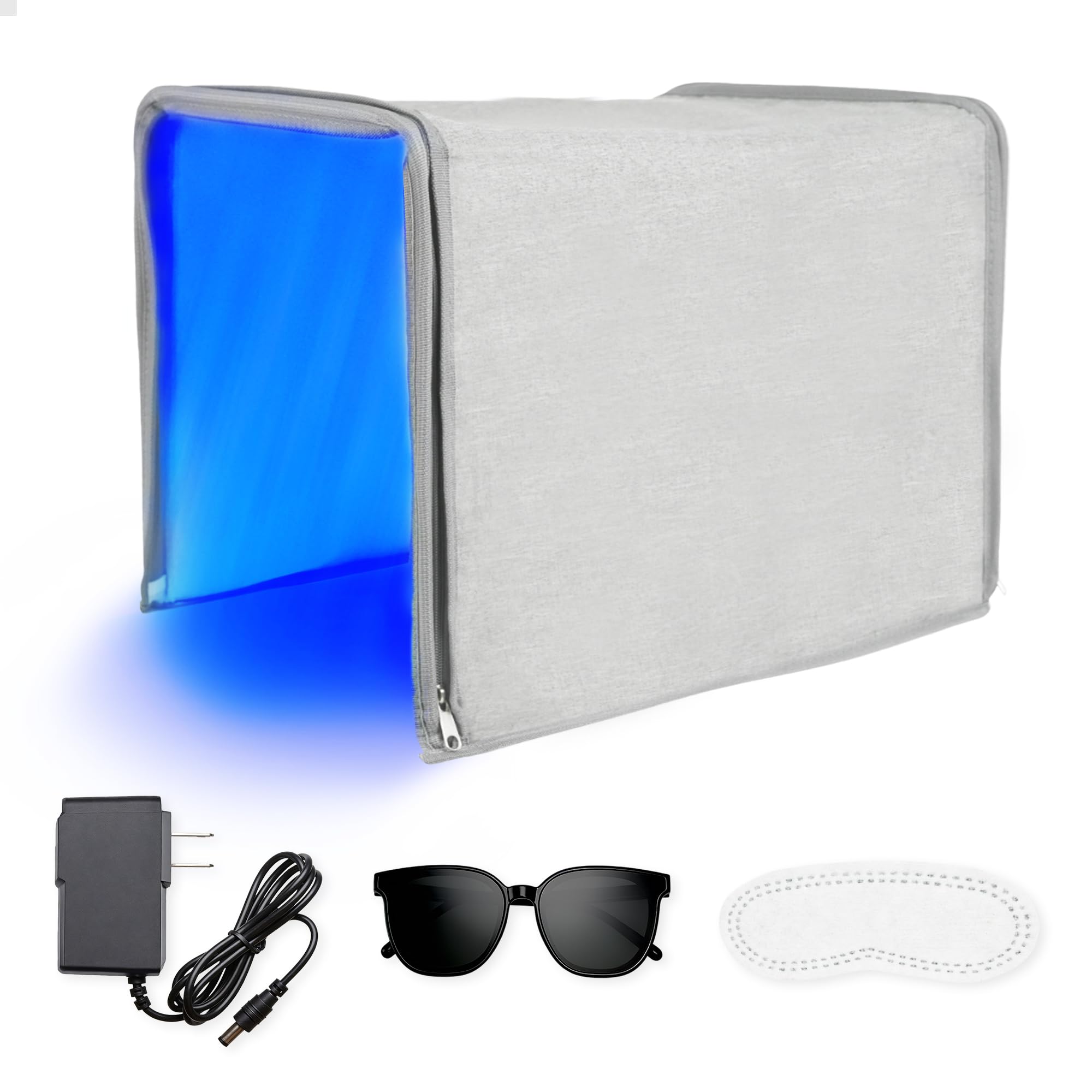 Biliblanket folded compactly for space-saving newborn care