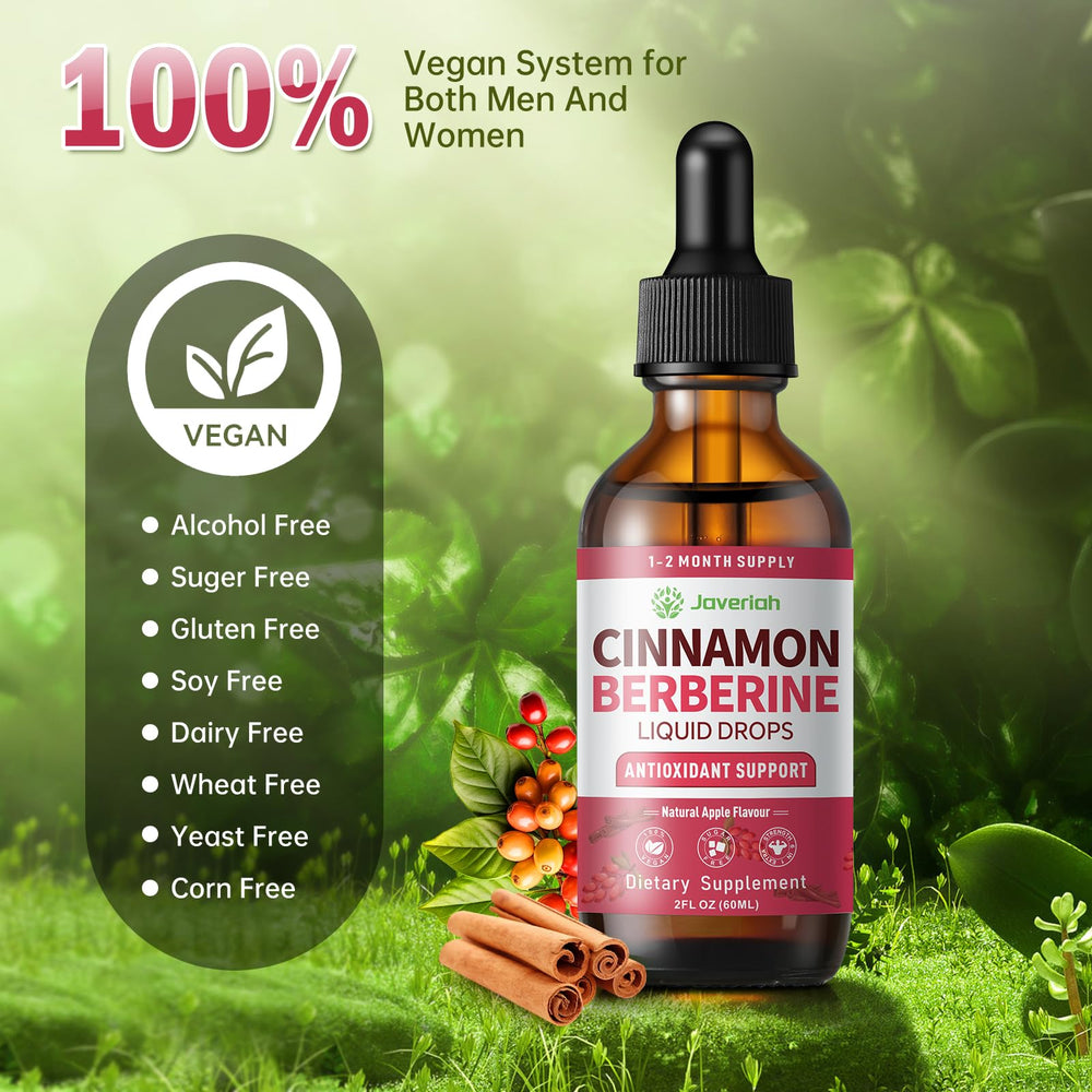Javeriah Berberine Black Seed Oil Drops offer holistic daily wellness.