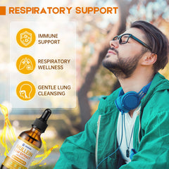 Javeriah Mullein Drops cordyceps militaris highlight a premium herbal blend for respiratory support.
