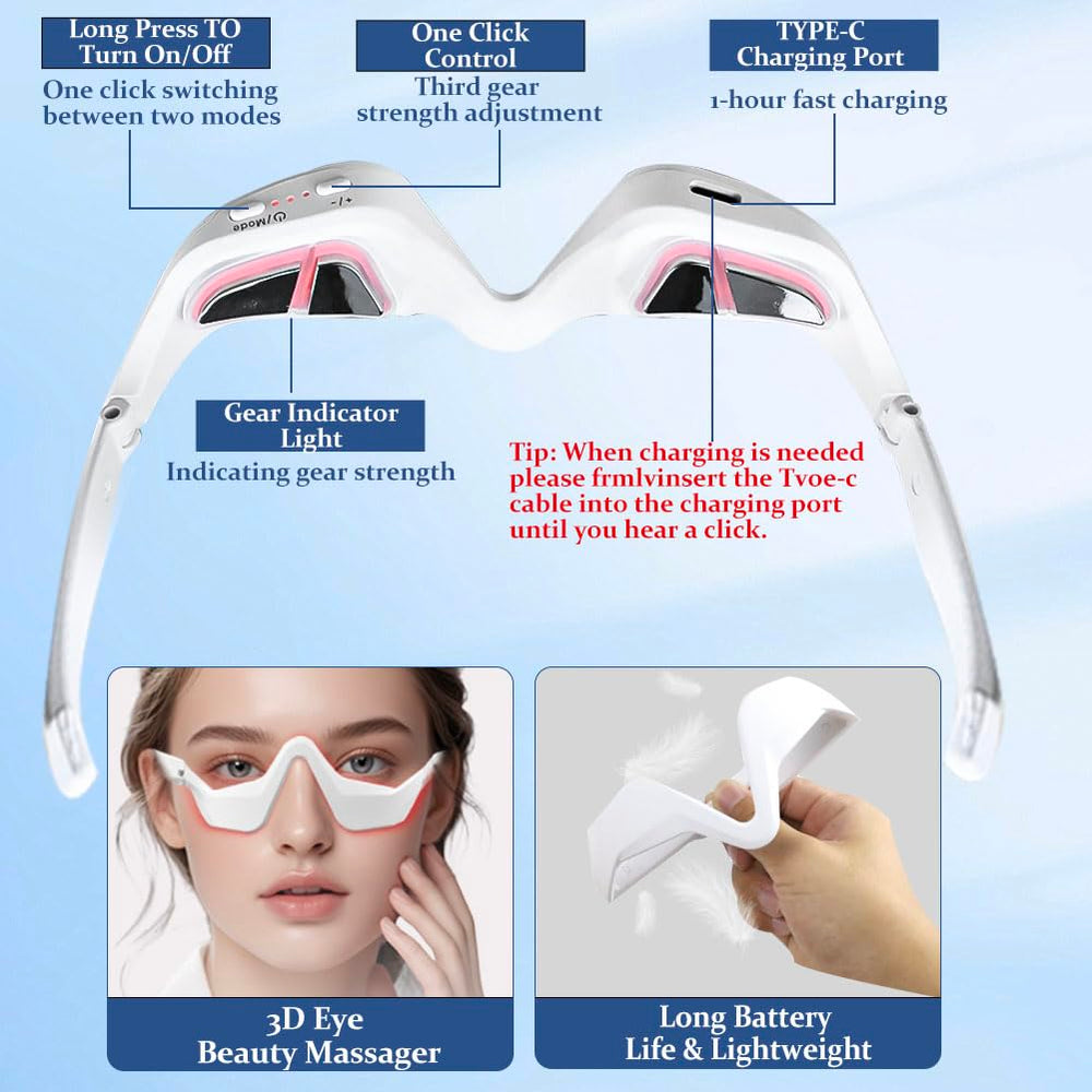 Jaxbo skin safe microcurrent suitable for sensitive under eye skin