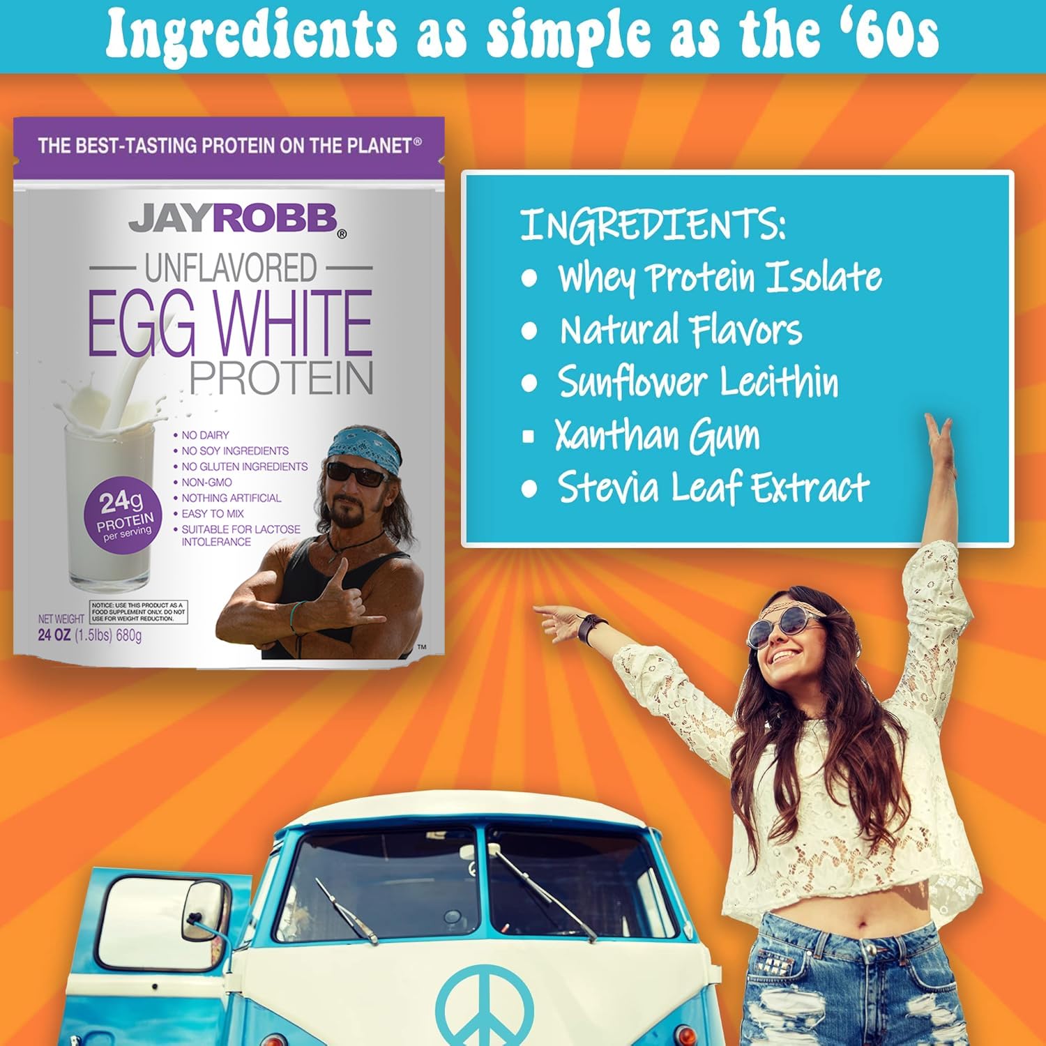 Smooth shake using Jay Robb egg white protein blends smoothly.