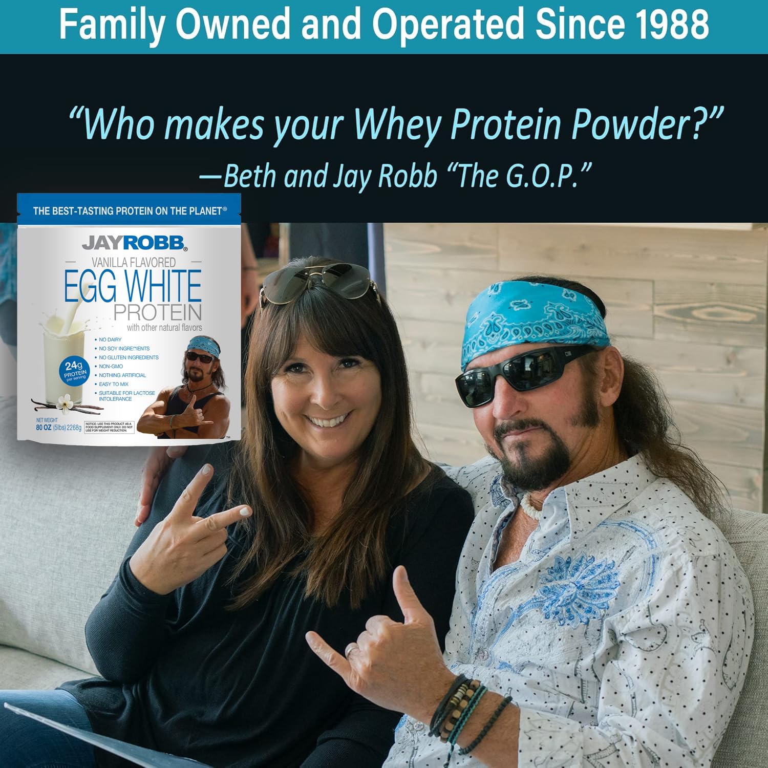 JAYROBB Vanilla Egg White Protein vanilla shake ready to enjoy as a versatile drink.