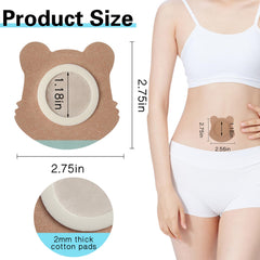 JayruiMice castor oil patches skin-color variants offer discreet skin-friendly wear