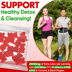 Jazytiko gummies with probiotics and BHB for gut support and energy.