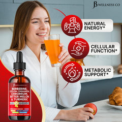 JB Wellness Co glucomannan ingredient drops for simple addition to beverages
