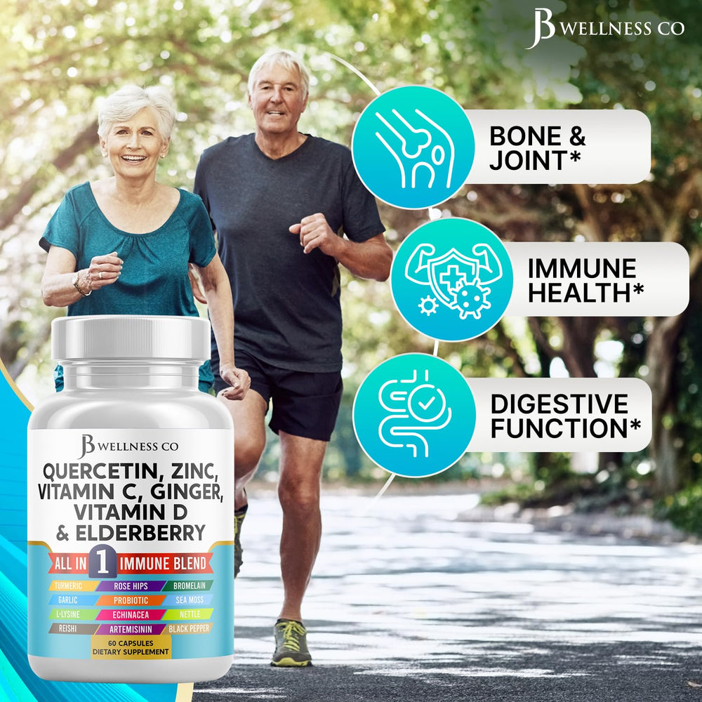 JB Wellness Co nettle and bromelain immune blend supporting everyday balance.
