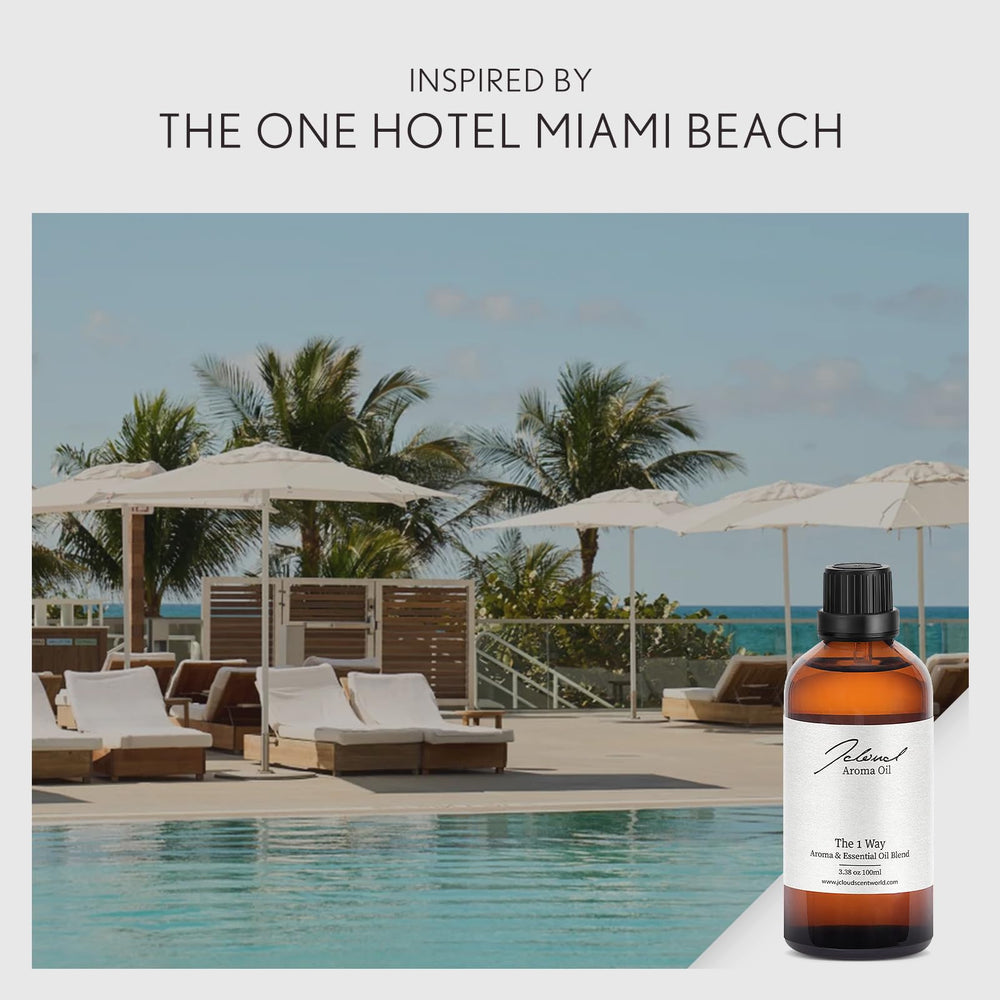 JCLOUD oil room ambiance demonstrates hotel-inspired fragrance filling a living space