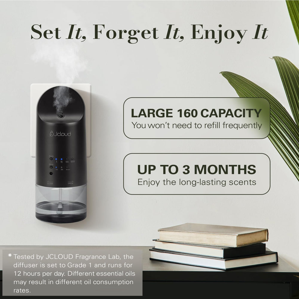 JCLOUD diffuser supports multi-room ambience with simple plug-in setup.