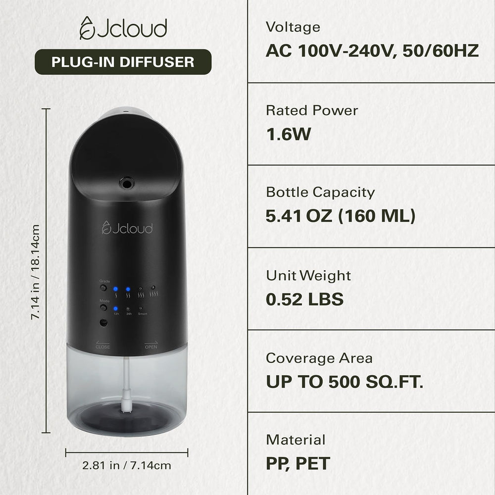 JCLOUD Waterless diffusion technology delivers fragrance without water mess