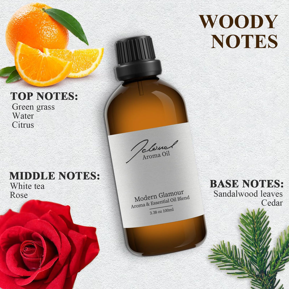 JCLOUD glass bottle diffuser oil delivers long-lasting fragrance with pure, additive-free ingredients