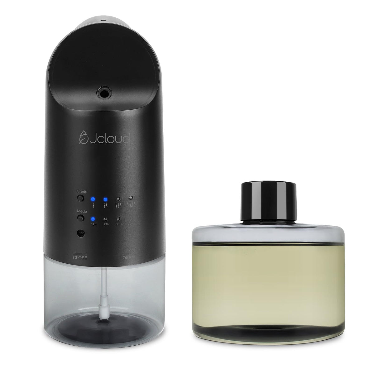 JCLOUD plug-in diffuser cover shows rotatable outlet for flexible placement.