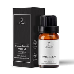 JCLOUD Royal Serenity oil bottle closeup with lemon and jasmine notes