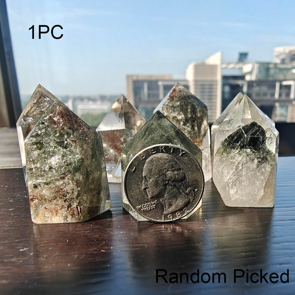 JDFlying clear quartz amplifier boosts energy in meditation and spaces.