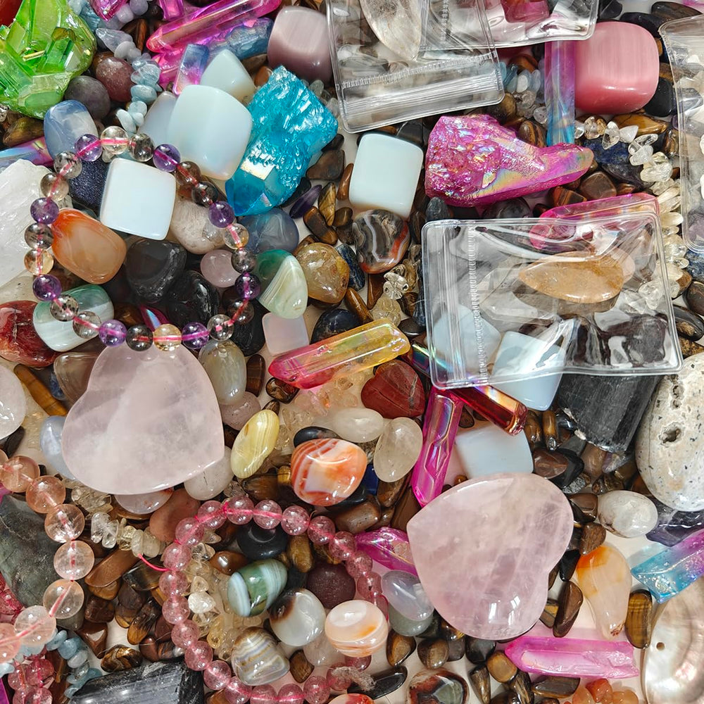 JDFlying Crystal Confetti Tumble Stones suitable for DIY jewelry and gifts.